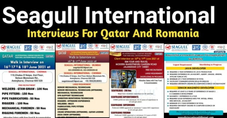 Gulf Job Paper – Required For Oil & Gas / Petrochemical / Maintenance / Shutdown / IT Company Project