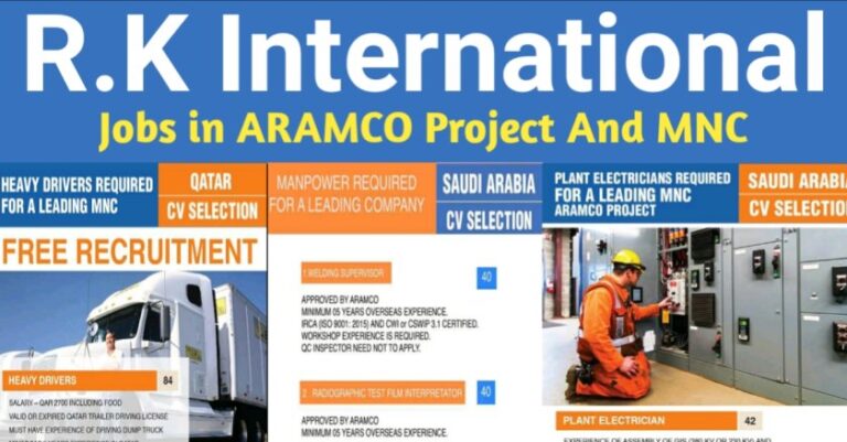 Gulf Job Vacancy 2021 – Requirement For ARAMCO And MNC