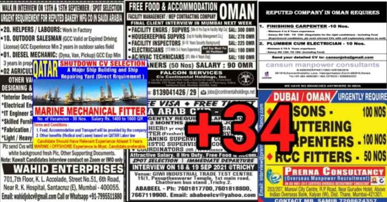 Assignment Abroad Times – 13th September 2021