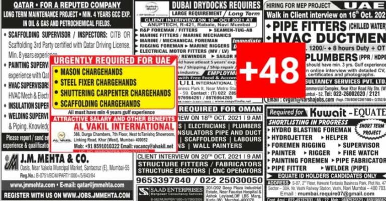 Assignment Abroad Times Newspaper – 16th Oct 2021