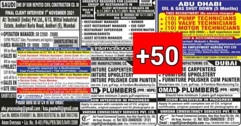 Assignment Abroad Times Newspaper – 30 Oct 2021