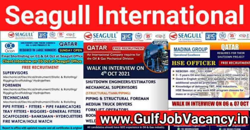 Gulf Jobs Mumbai Interviews Large Vacancies