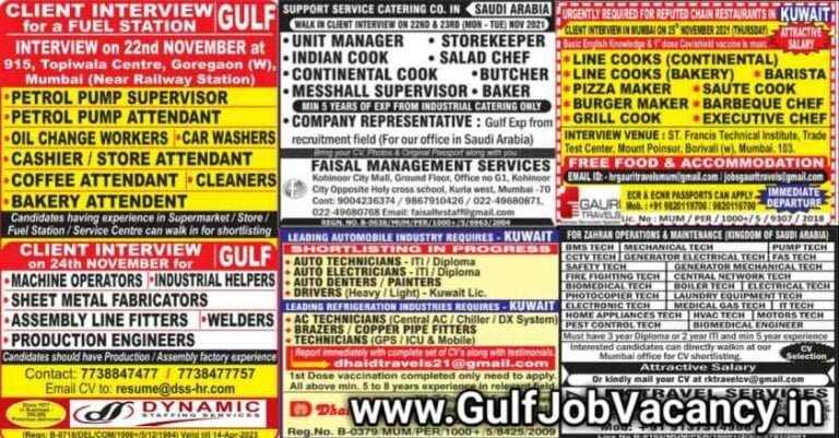 Mumbai News Paper Jobs – Large Recruitment