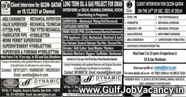 Dynamic Staffing Services Delhi Interview For Gulf