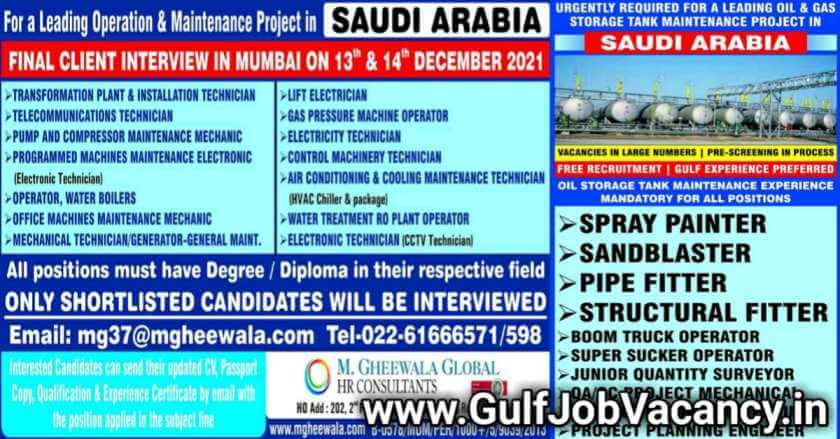 Gulf Job Vacancies