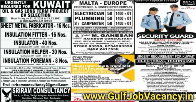 Malayala Classified Gulf Jobs Interviews
