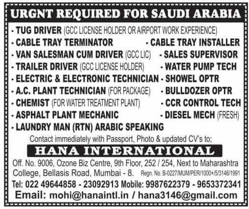 Saudi Arabia Jobs