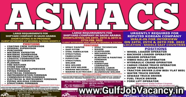 ASMACS Mumbai – Middle East Interviews