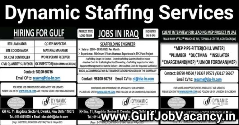 Abroad Interviews Delhi | Dynamic Staffing