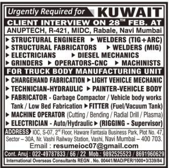 Jobs In Kuwait