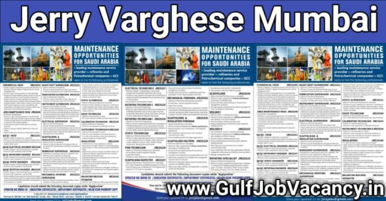 Gulf Interviews – Job Vacancies For Saudi Arabia
