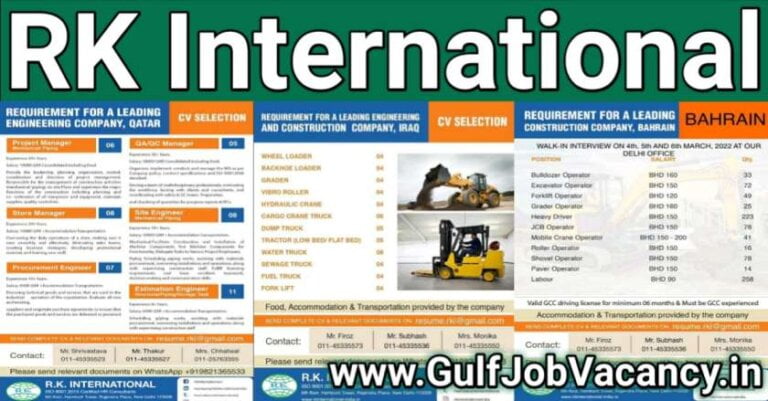 Overseas Jobs | RK International Delhi Interviews