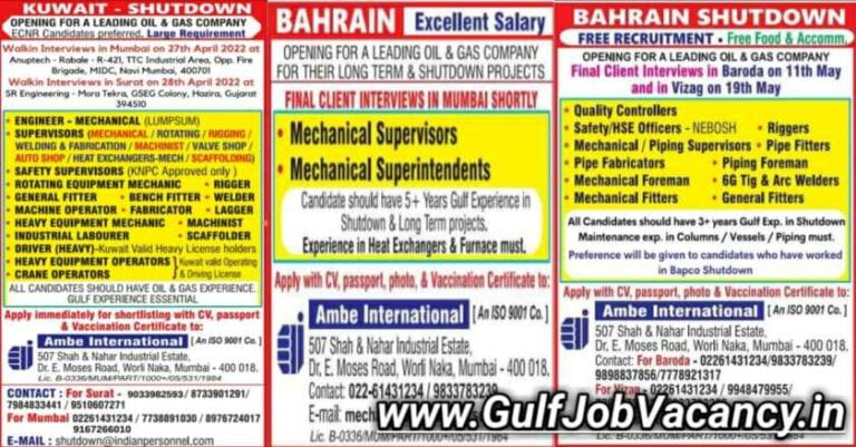 Gccwalkins | Mumbai Interview Requirements