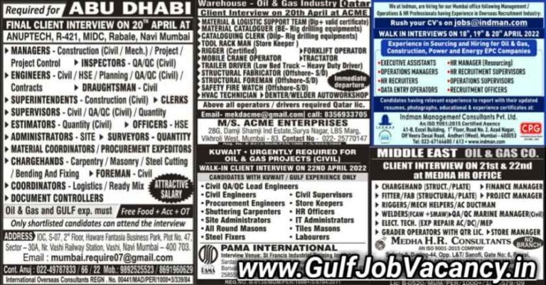 Gulf Want Paper Mumbai Interview