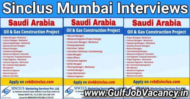 Saudi Jobs | Oil & Gas Construction Project