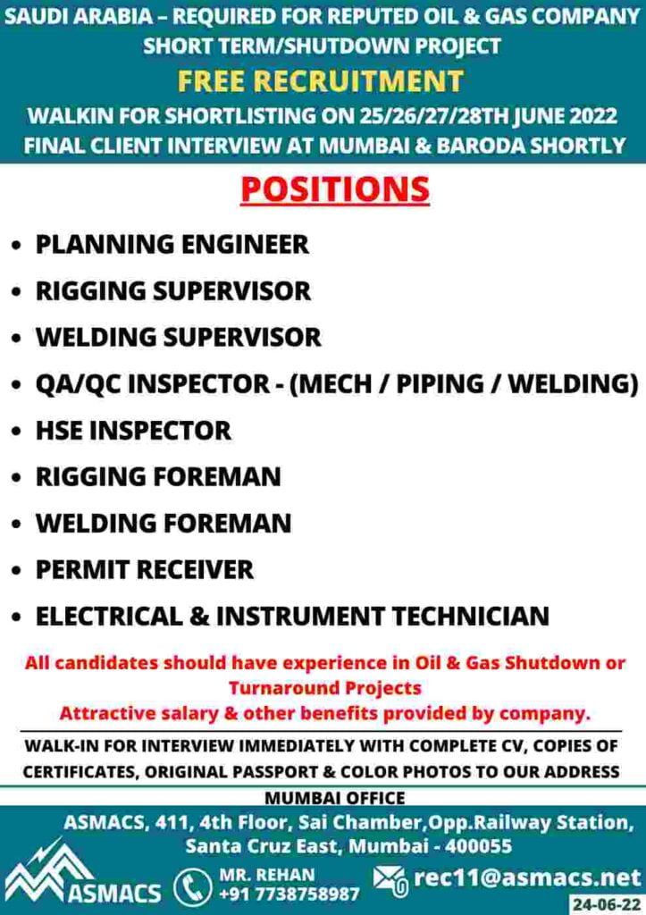 Jobs In Saudi Arabia