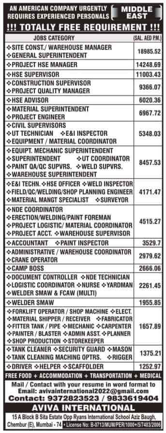 Middle East Jobs