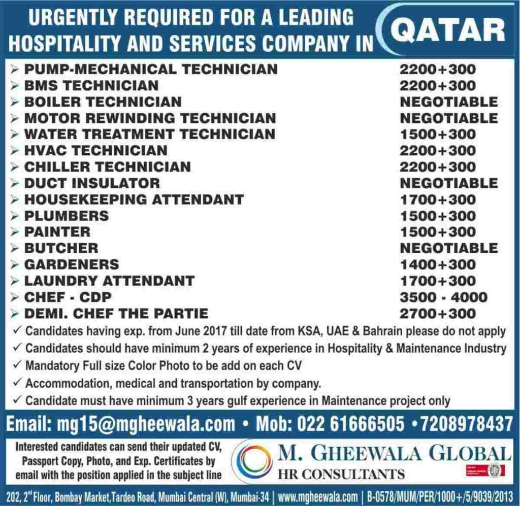 Gheewala Jobs