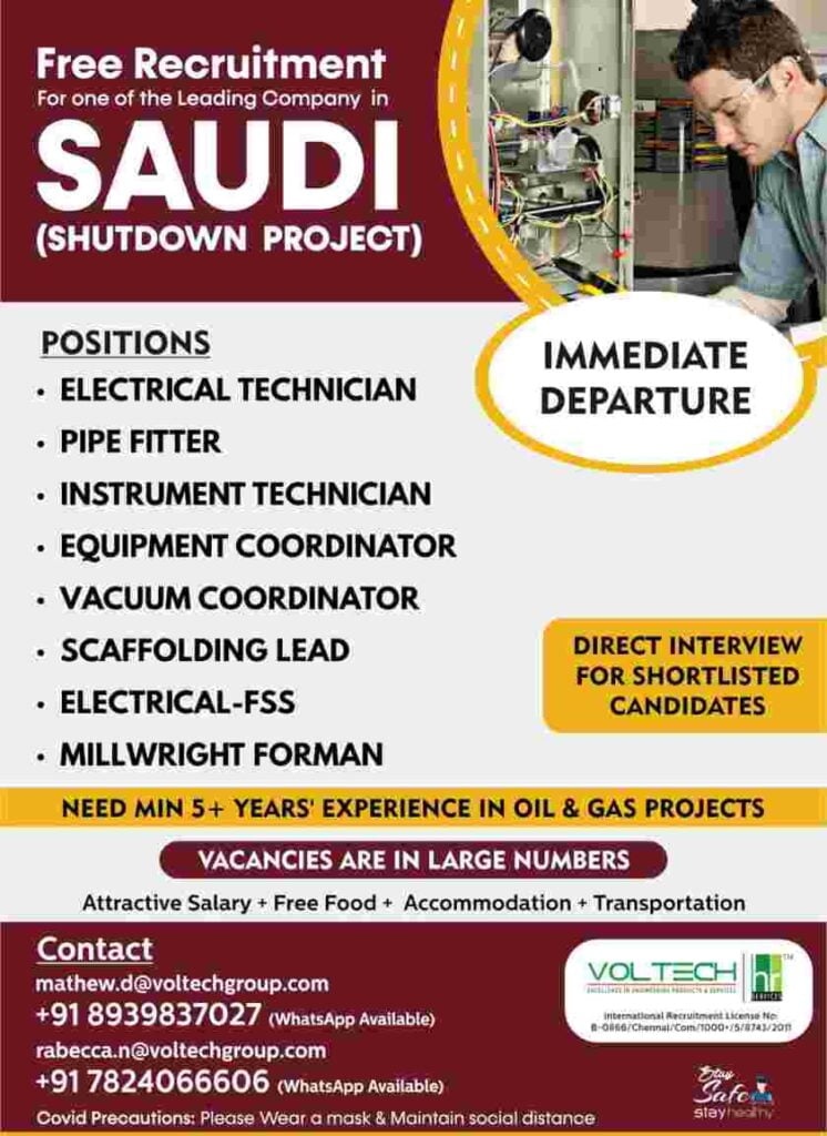 Jobs In Saudi Arabia