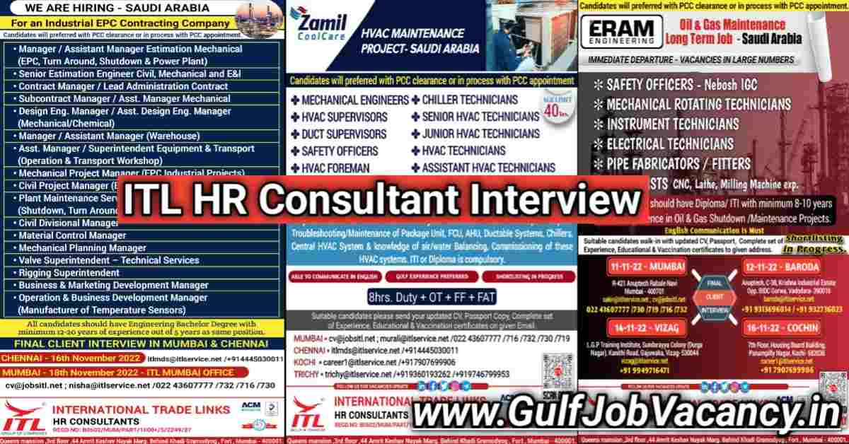 Read more about the article Gulf Job | Hiring International Trade Links