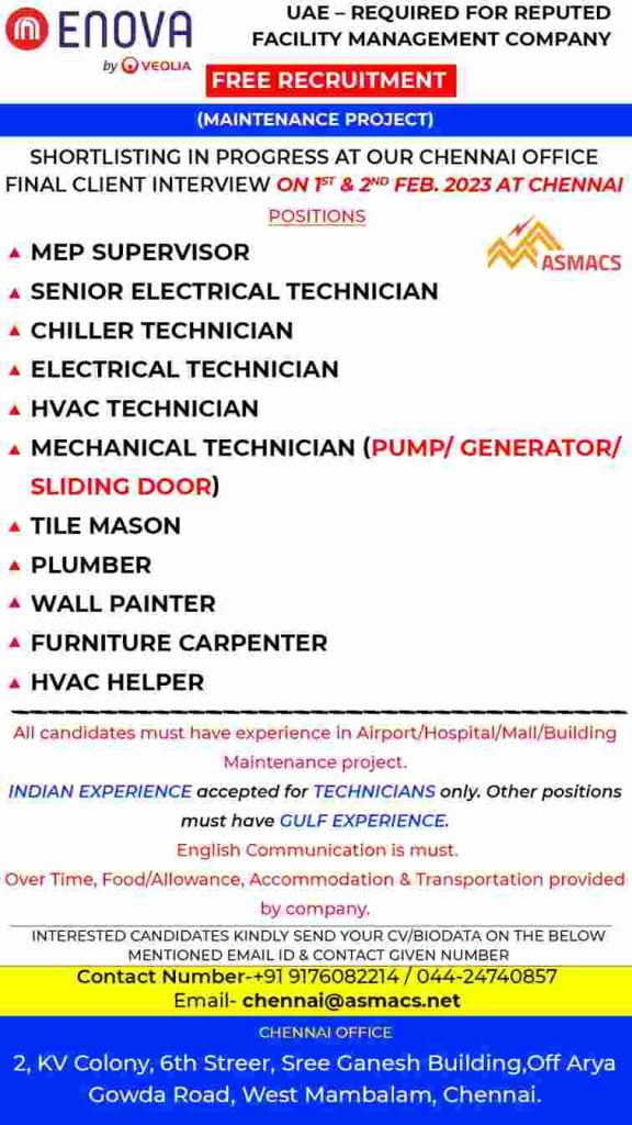 Gulf Job Vacancy