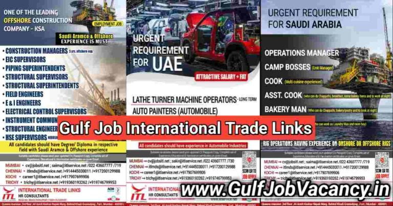 Gulf Job | International Trade Links