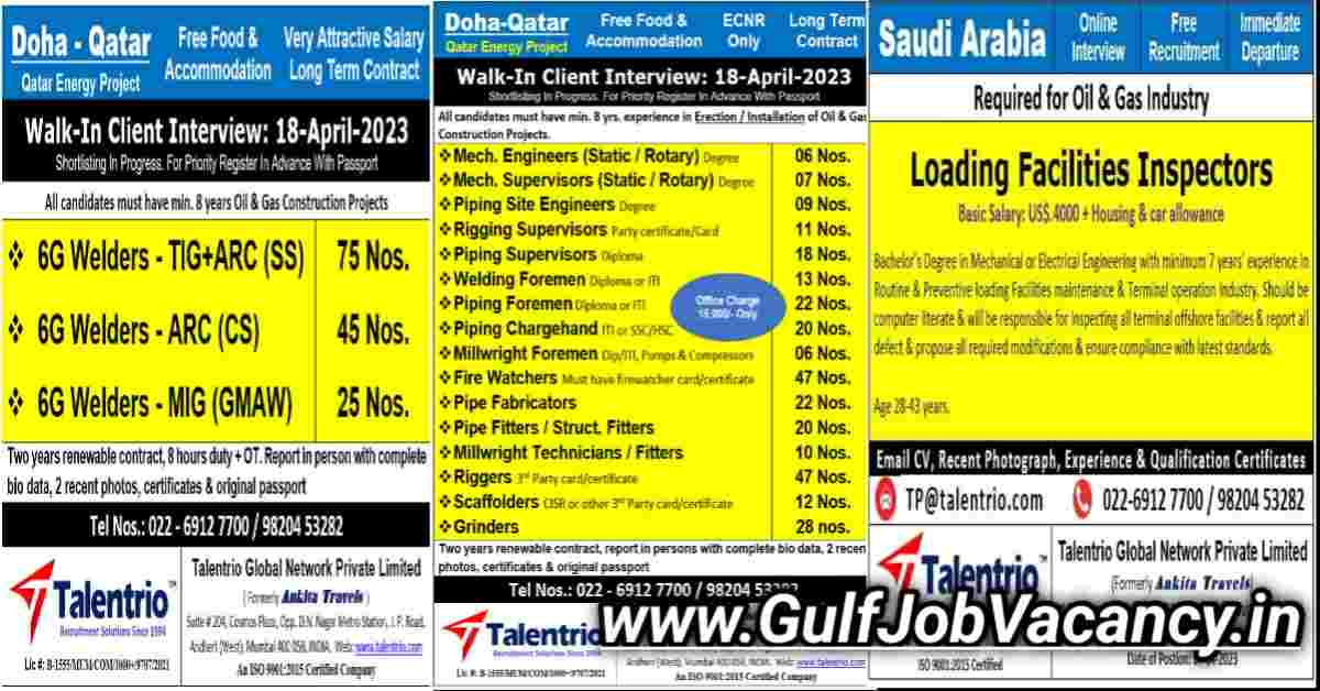 Read more about the article Gulf Jobs – Energy Project Requirement