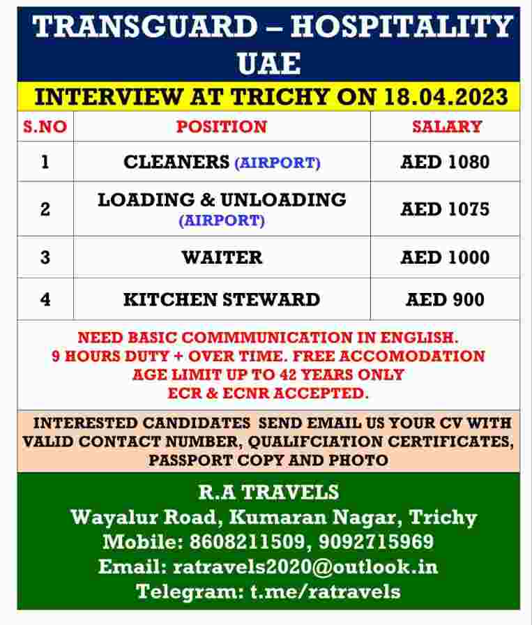 Jobs In UAE
