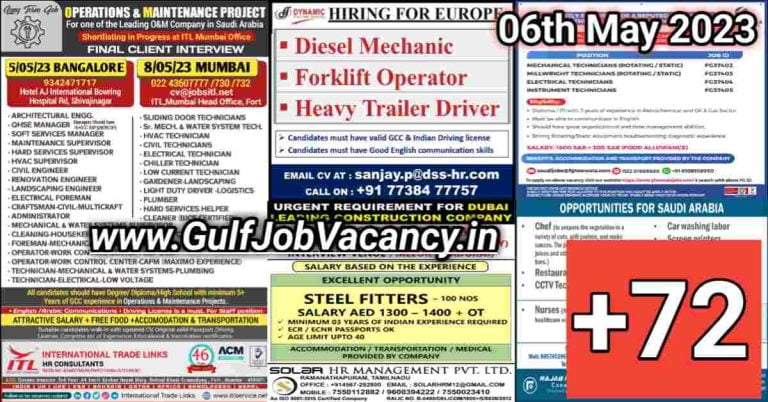 Abroad Assignment Times 06 May 2023