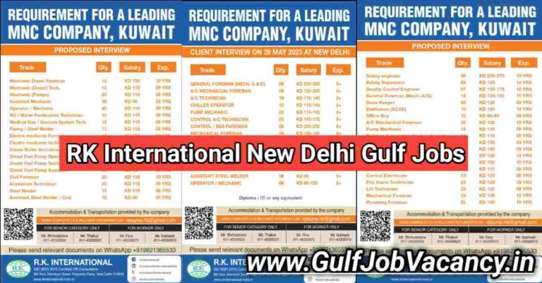 Gulf Country Jobs | RK International