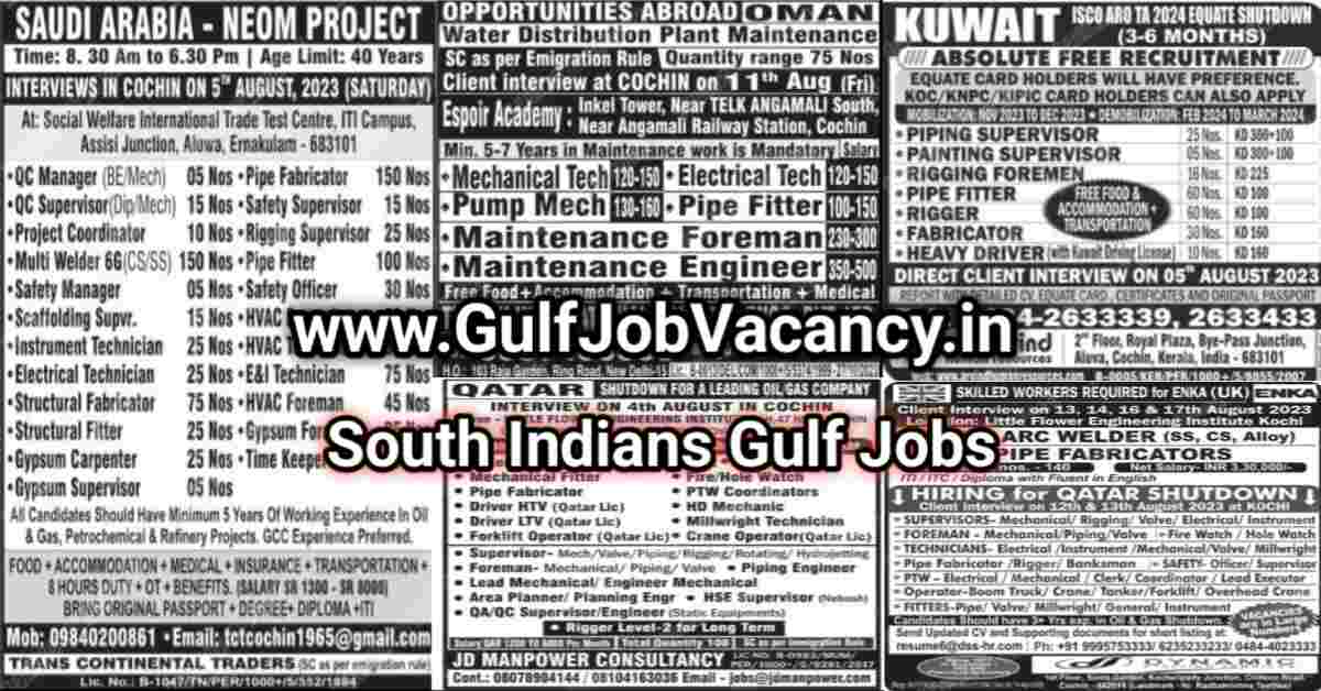 Read more about the article Malayala Classified Gulf Jobs Newspaper 02 August 2023