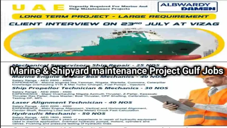 Marine Project: UAE Large Vacancies