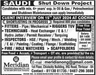 Shutdown Project Saudi Client Interview