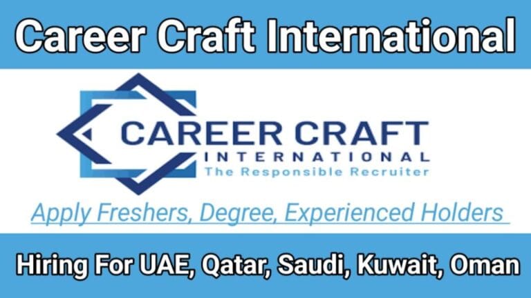 Career Craft International Jobs 2024 Walk in Interview Jobs