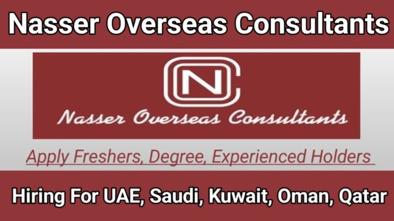 Nasser Overseas Consultants Jobs in India 2025 Walk in Interview Jobs