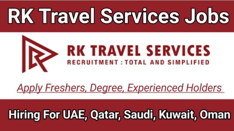 RK Travel Services Jobs 2025 Walk in Interview Recruitment