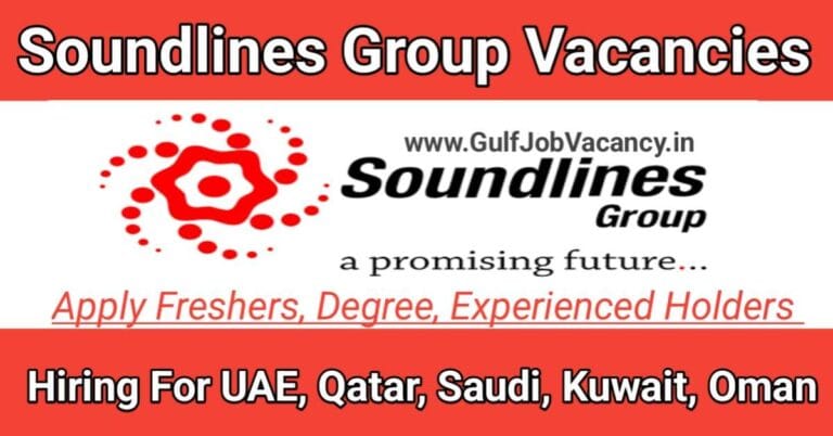 Soundlines Group Job Vacancy 2025 Walk in Interview Recruitment